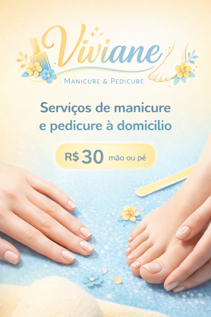 💅 Manicure & Pedicure – Atendimento à Domicílio