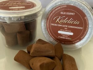 Balas Gourmet Kidelicia - Cacau com Leite condensado