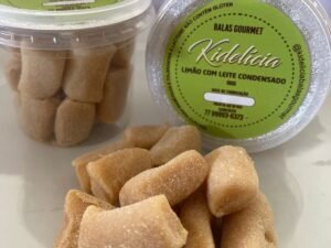 Balas Gourmet Kidelicia – LIMÃO COM LEITE CONDENSADO