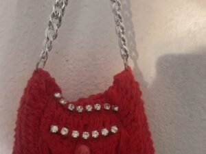 Bolsa Luxo em Crochê com Corrente