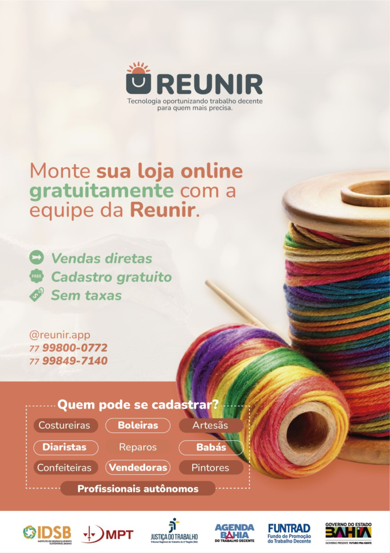 Divulgue seus produtos na plataforma Reunir