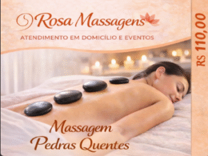 🔥 Massagem com Pedras Quentes