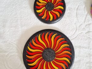 🌀 Dupla de Mandalas Decorativas Artesanais