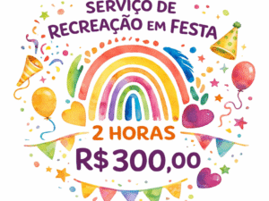 🌈 Pintando na Praça – Recreação e Eventos 🎨✨ ~2H