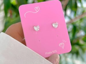 Brinco Ponto de Luz Coração