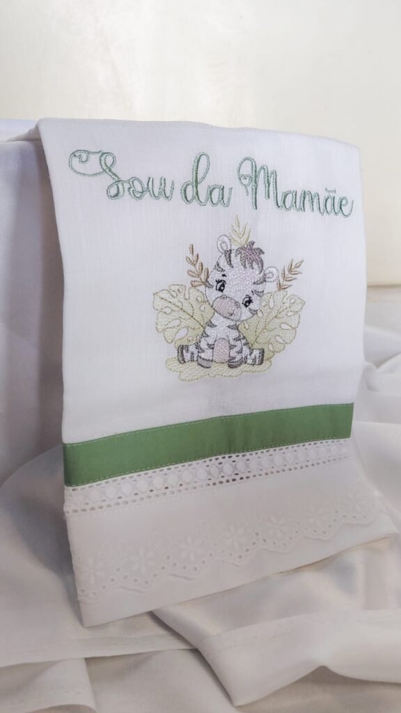 Fralda de Boca Bordada
