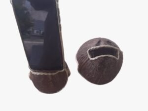 📱 Suporte para Celular em Casca de Côco R$ 30,00 cada