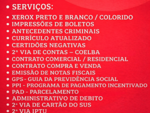🖨️ Serviços – Monteiros Papelaria e Serviços