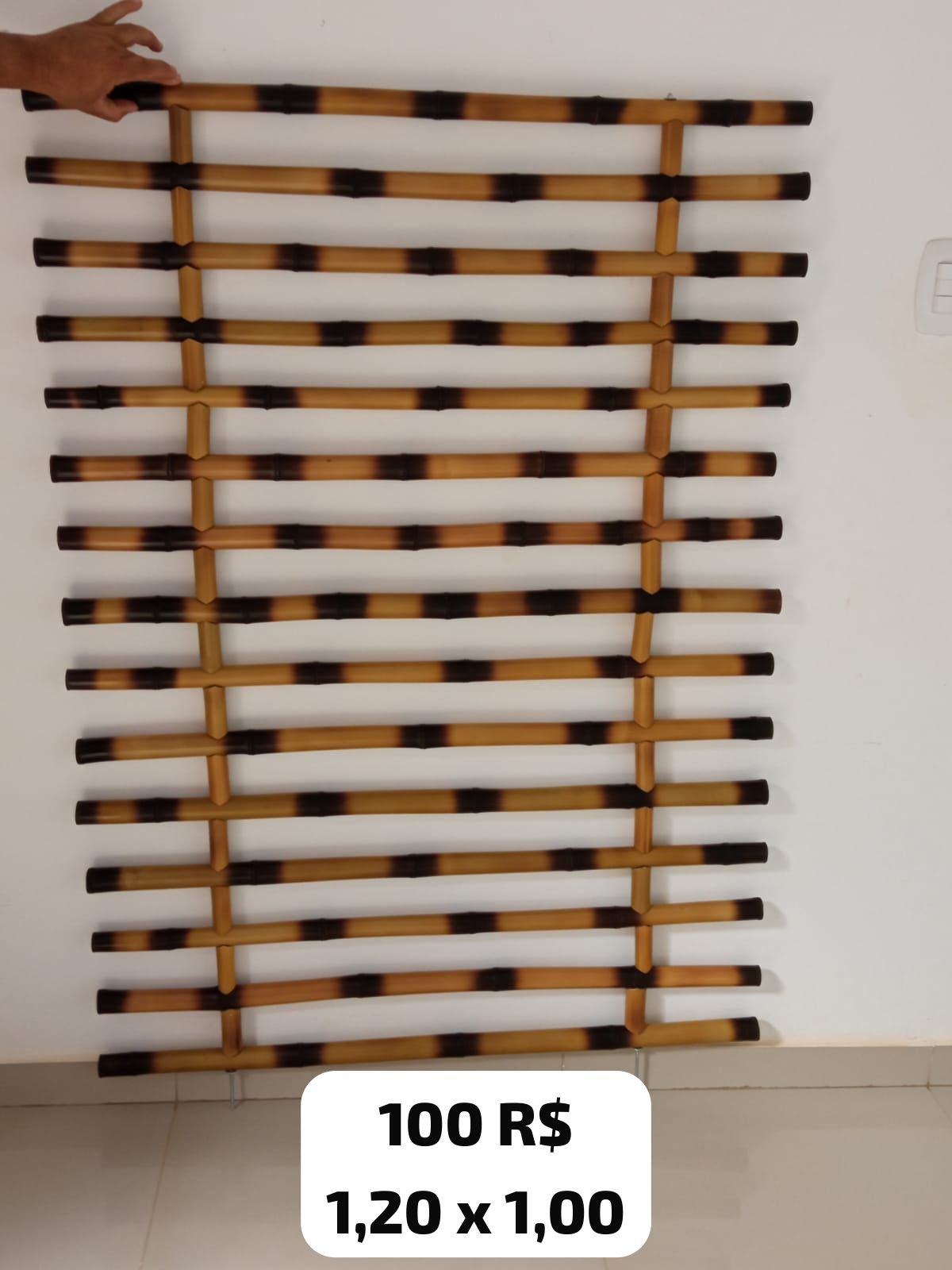 Painel Decorativo de Bambu