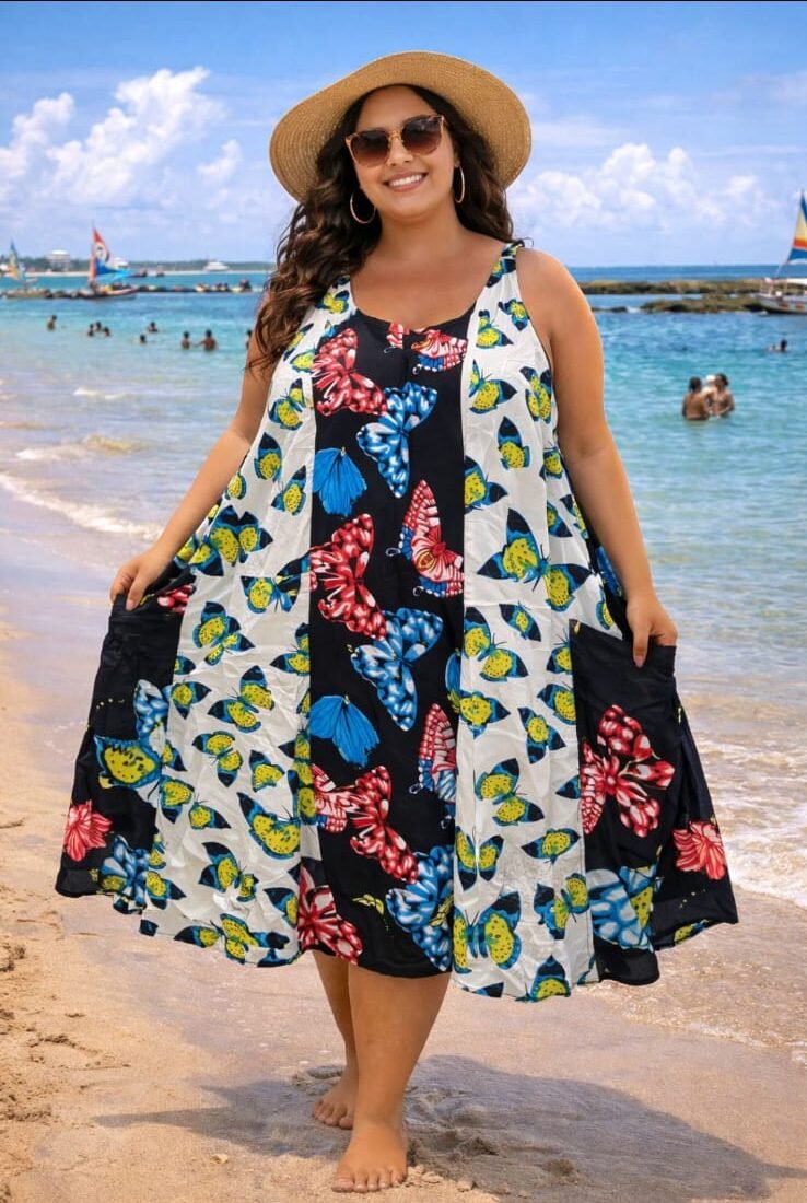 👗 Vestido Indiano Trapézio - Imagem 5