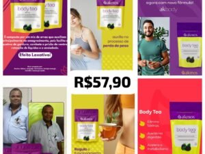 🌿 Chá Body Tea 120g | Akmos