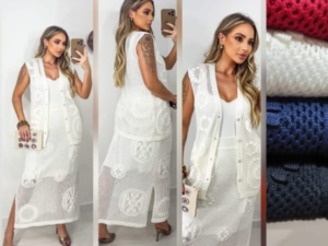 ✨ Conjunto de Tricô Modal