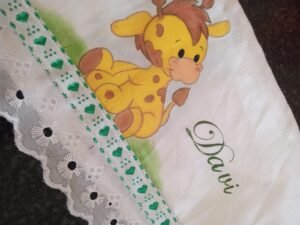 Fralda de Ombro Personalizada para Bebê