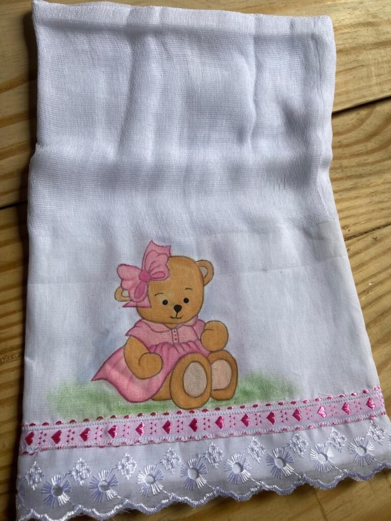 Fralda de Passeio Personalizada para Bebê