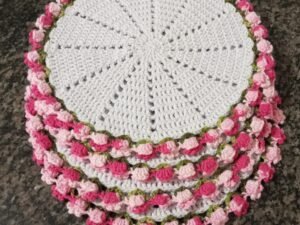 🌸 Jogo de Sousplat Tulipas