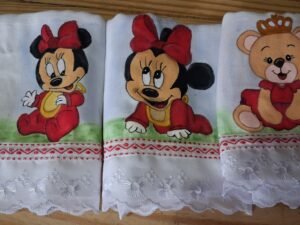 Kit Fralda de Boca Personalizada para Bebê