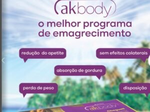 Kit ak Body! Seu emagrecimento começa aqui! Foco e determinação com acompanhamento!