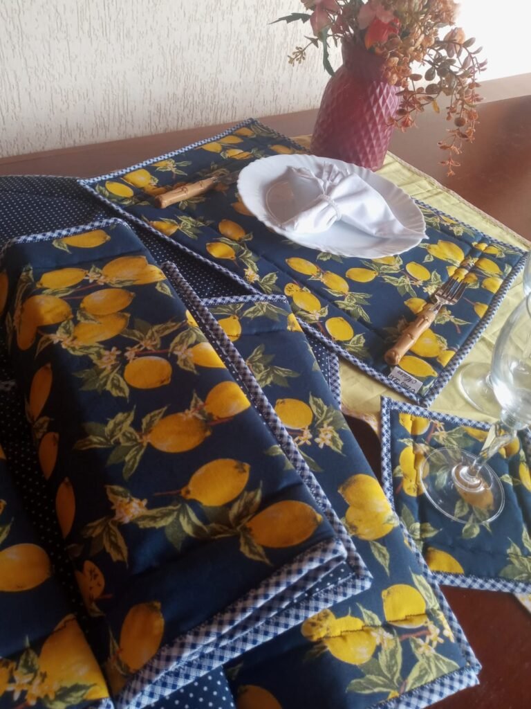 Jogo Americano Artesanal – Kit para 6 Lugares