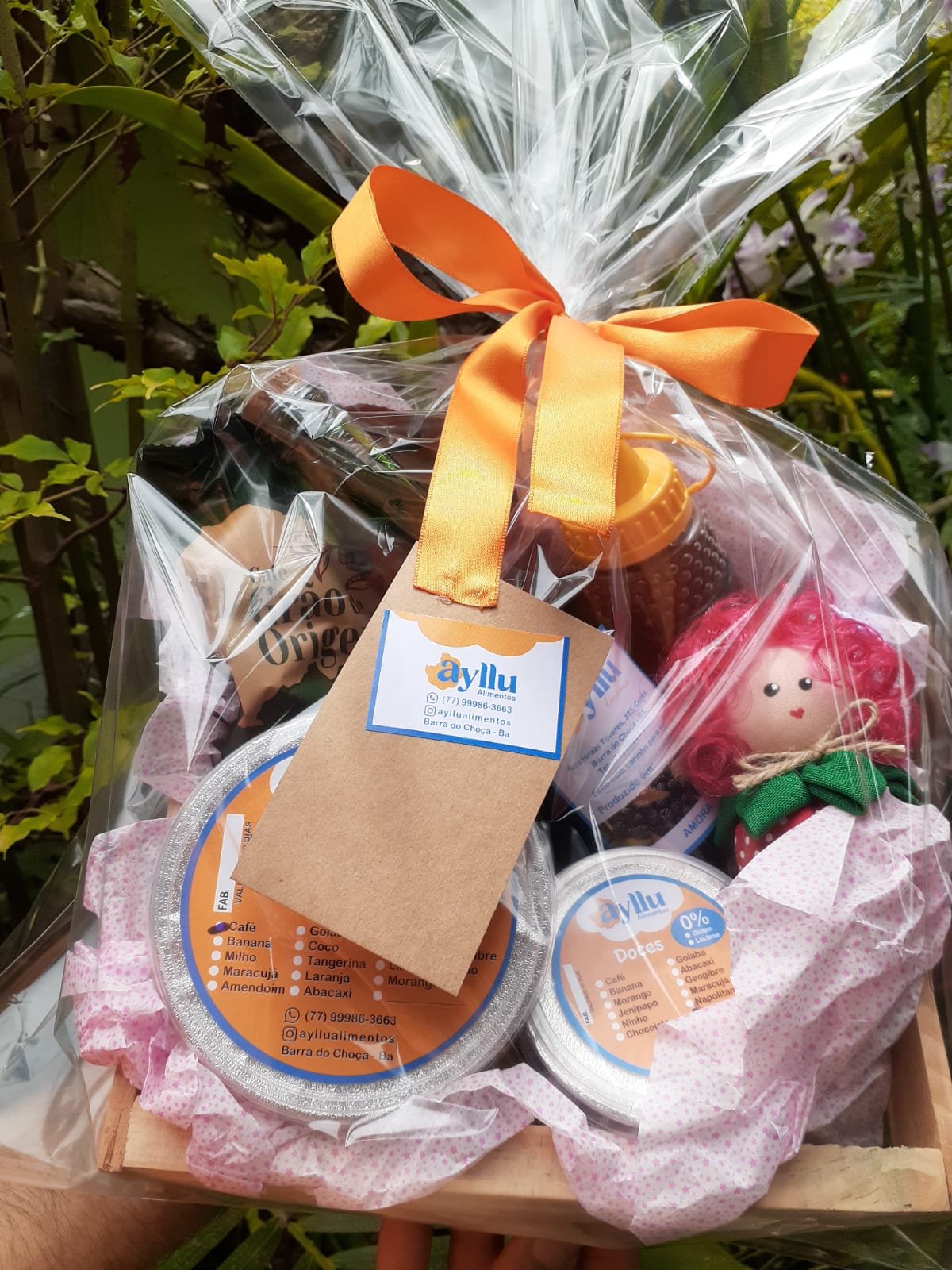 Kit Presente Artesanal Zero Glúten e Zero Lactose – Doces e Produtos Naturais