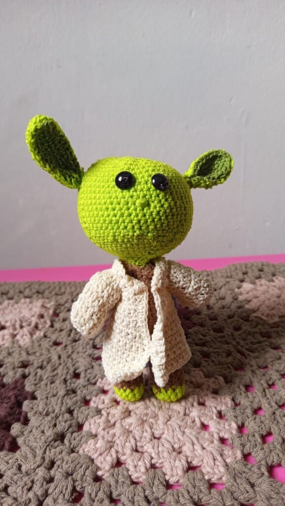 Mestre Yoda em Crochê – Peça Geek Artesanal