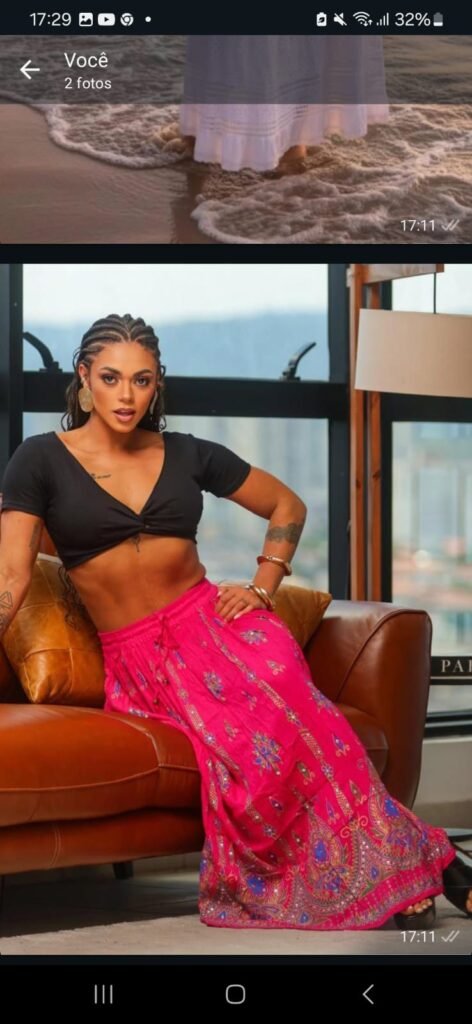Saia Feminina Estampada