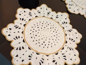 Sousplat Redondo em Crochê