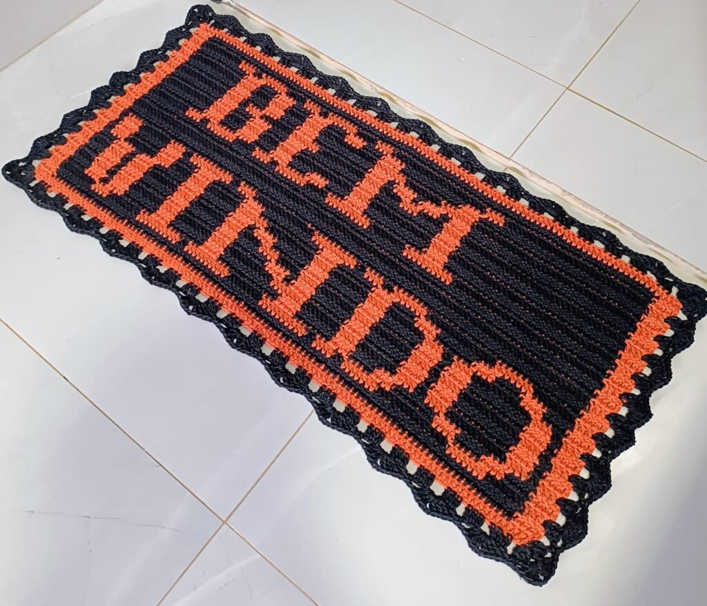 Tapete Personalizado em Crochê