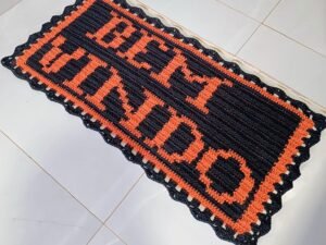 Tapete Personalizado em Crochê