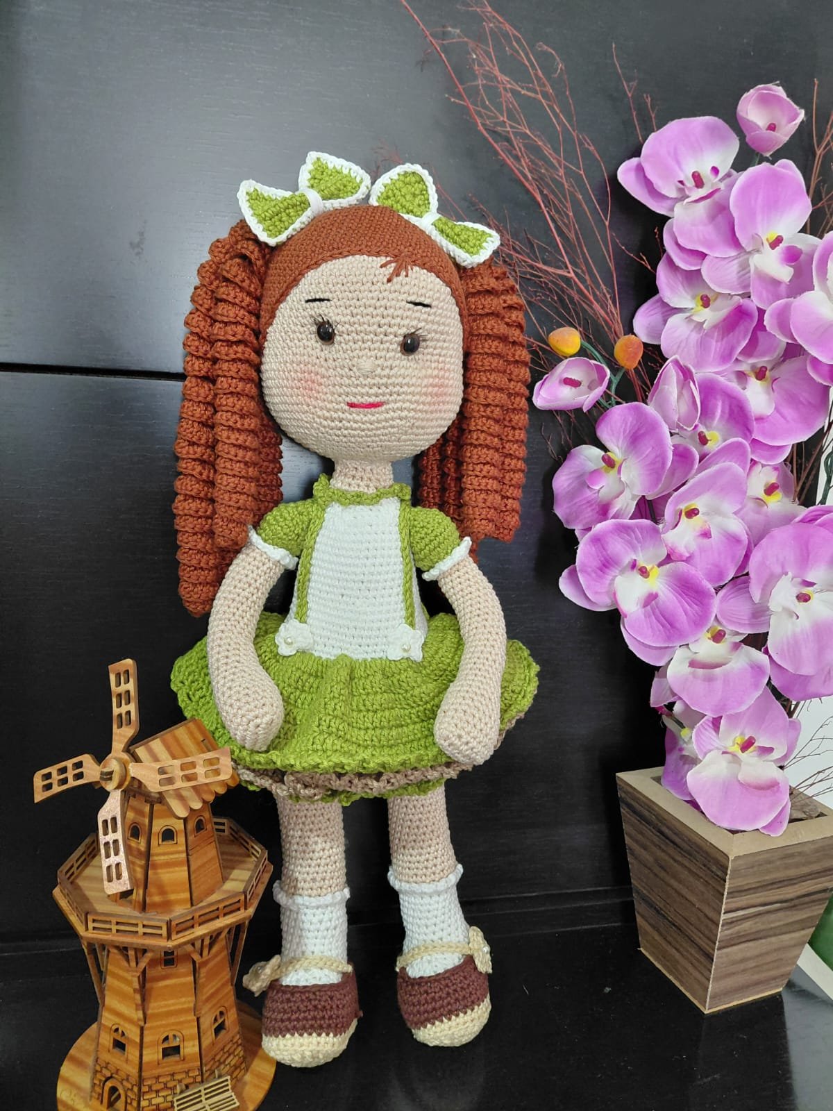 Boneca em Crochê Artesanal