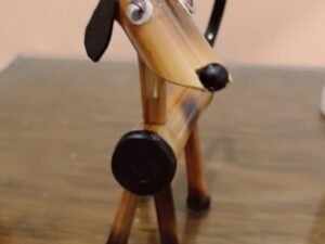 Cachorro Decorativo de Bambu