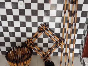 Peças Artesanais em Bambu para Decoração