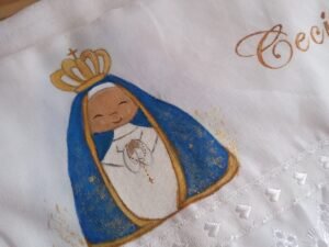 Fralda de Boca Dupla Personalizada para Bebê