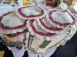 Jogo Americano Artesanal em Crochê