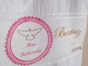 Toalha de Batismo Personalizada