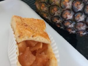 Folhado doce com recheio