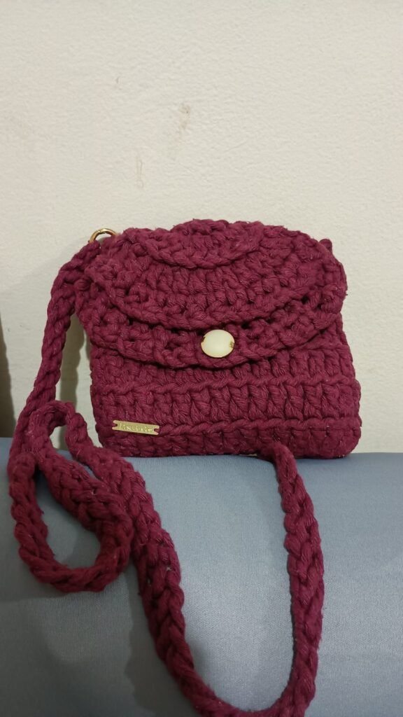 Bolsa em Crochê Artesanal