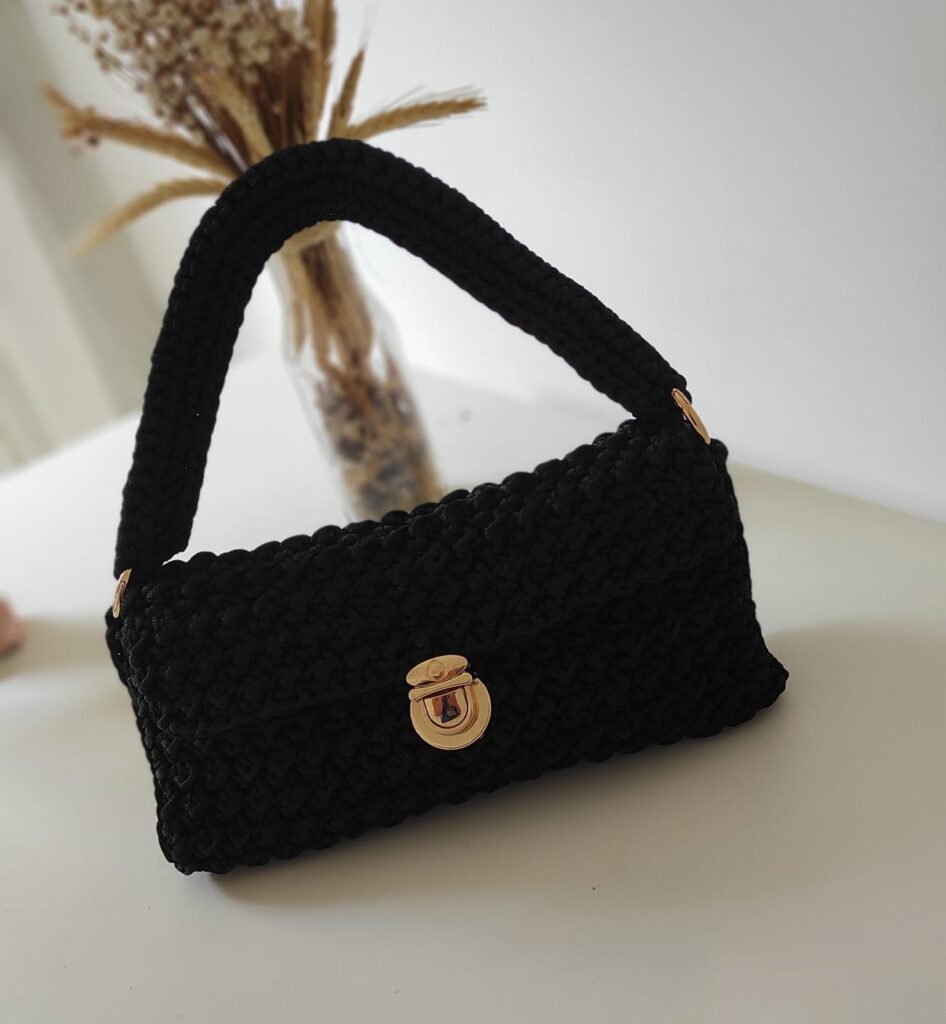 Bolsa de Crochê Elegante