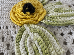 Sousplat em Crochê com Flor