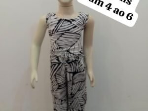 Conjunto Infantil Preto e Branco