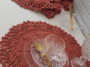 Sousplat em Crochê