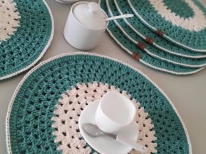 Sousplat em Crochê