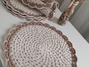 Sousplat em Crochê