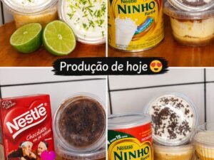 🍫 Bolo no pote (250ml) — R$10,00