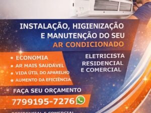 Higienização e Instalação de Ar Condicionado