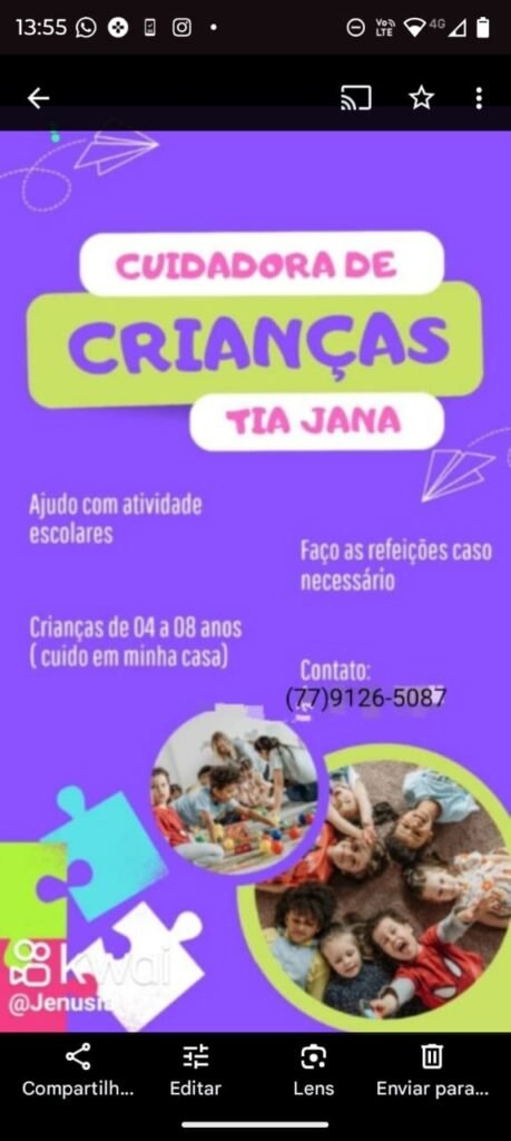 Cuidado com Amor e Zelo: Tia Jana Cuidadora Infantil