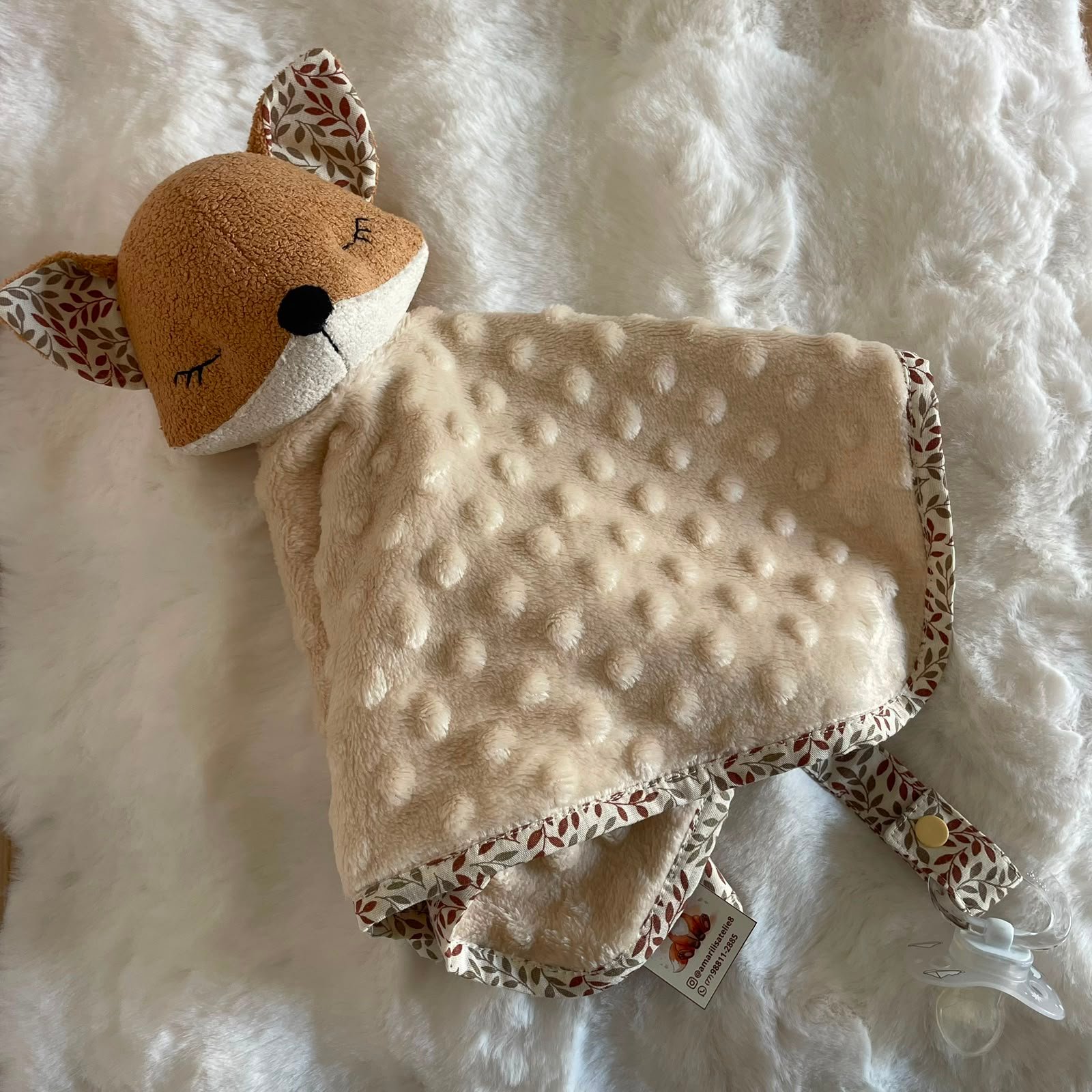 🧸 Naninha Infantil – Macia e Aconchegante