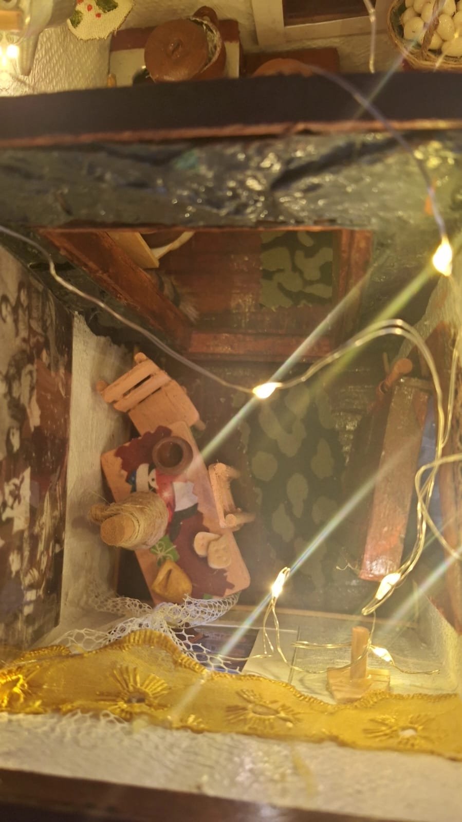 🏡 Abajur Casa Rústica – Peça Artesanal por Encomenda - Imagem 3