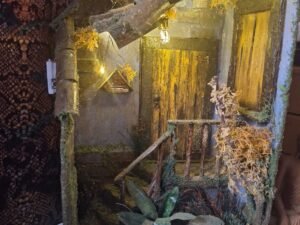 🏚️ Abajur Terapêutico de Parede – Casebre Abandonado