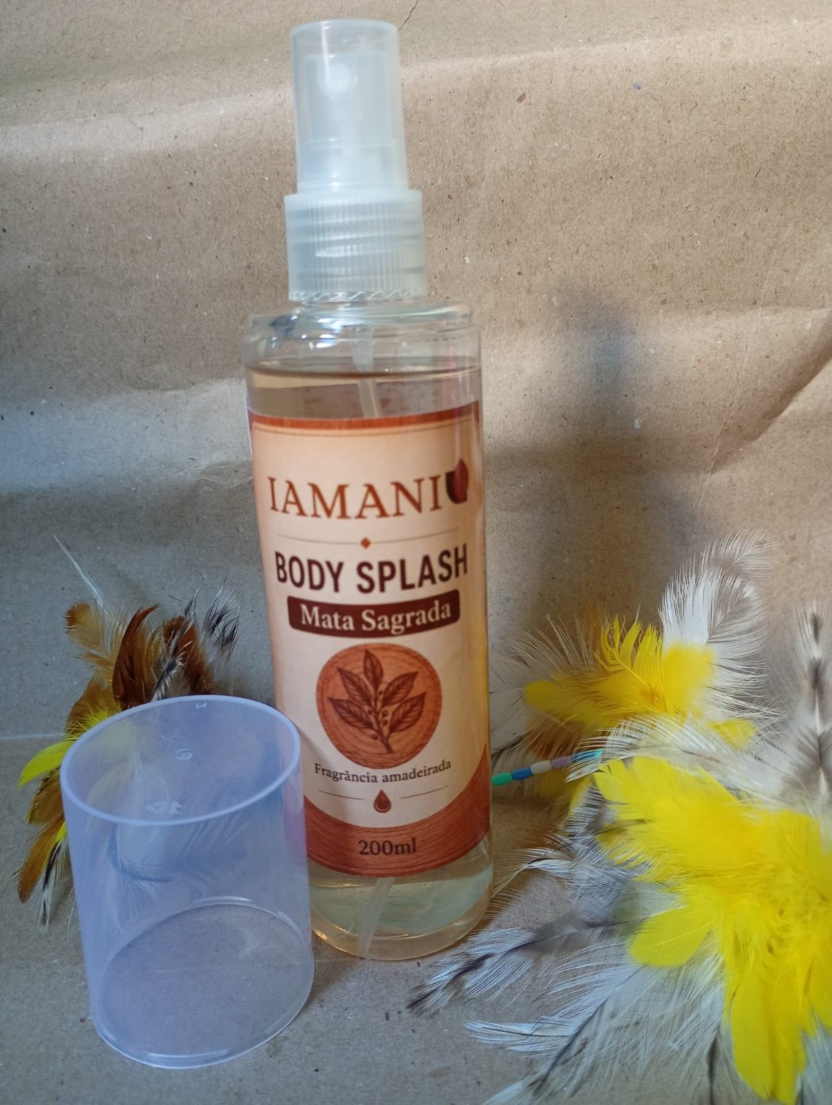 Body Splash mata sagrada coleção Mata Viva.200ml. fragrância amadeirada. - Imagem 2