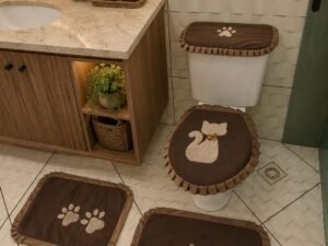 🛁 Kit de Banheiro – 4 Peças